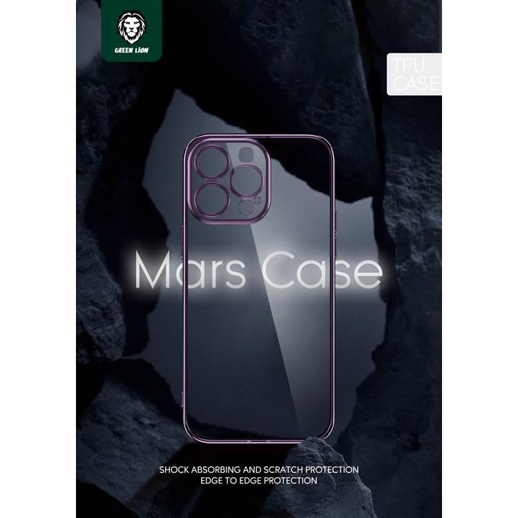 Green Lion Mars-Electroplating TPU Case iPhone 14 Pro Max - Black