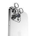 عدسة كاميرا الأسد الأخضر HD Plus لهاتف iPhone 14 Pro / Pro Max - أسود