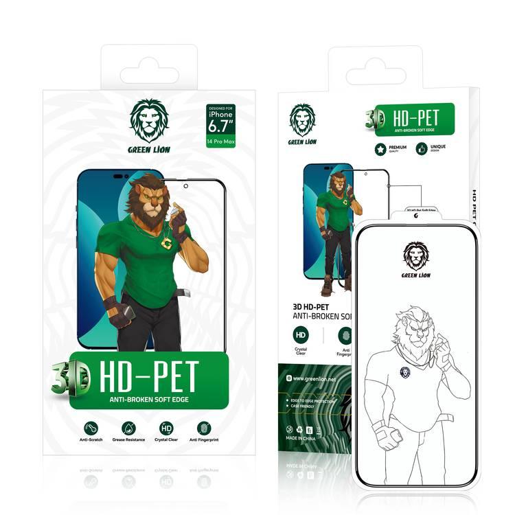 Green Lion 3D PET HD Glass Screen Protector for iPhone 14 Plus - Clear