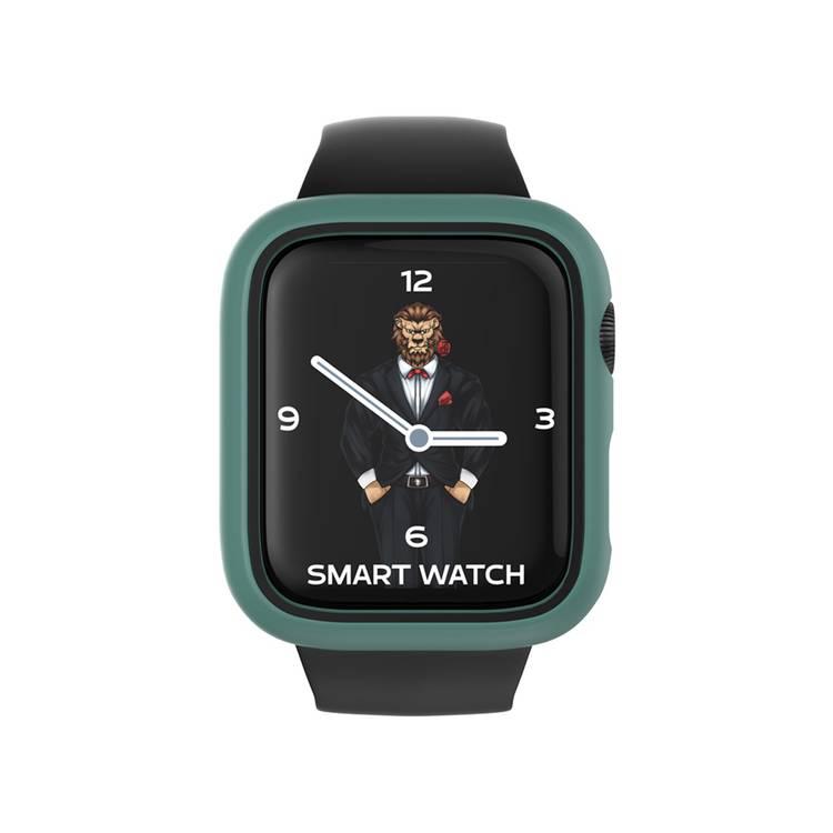 جراب Green Lion Slim Guard Pro بالزجاج لساعة Apple Watch 40 مم - أخضر