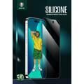 Green Lion 3D Silicone Privacy Glass Screen Protector for iPhone 14 - Black