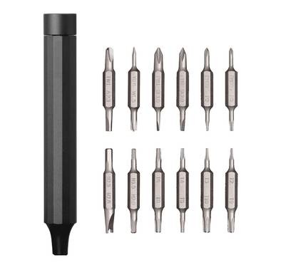 Powerology 24 in 1 Precision Screwdriver Set with Aluminium Alloy - Grey