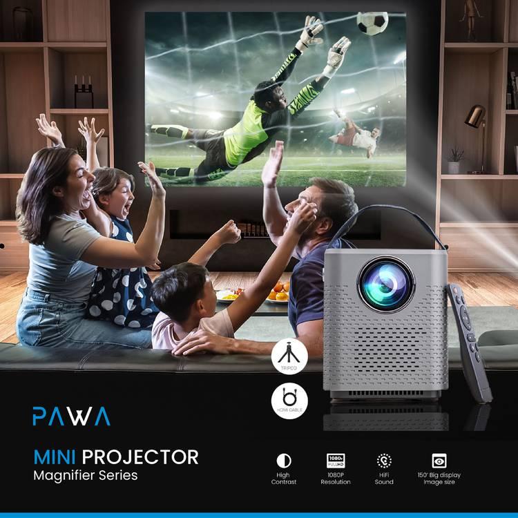 PAWA Magnifier Series Mini Projector - Black