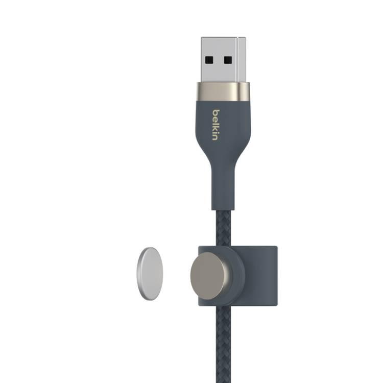 كابل Belkin Boost Charge Pro Flex USB-A مع موصل Lightning - أزرق