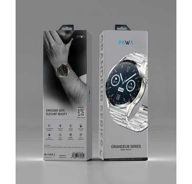 PAWA Grandeur Series Smart Watch - Silver