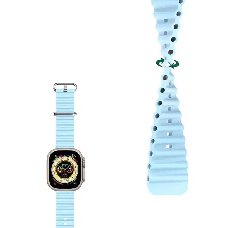 Green Lion Felex Silicone Apple Watch Band  49mm - Blue