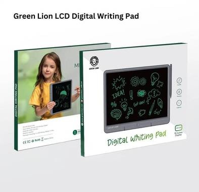 Green Lion LCD Digital Writing Pad - Grey
