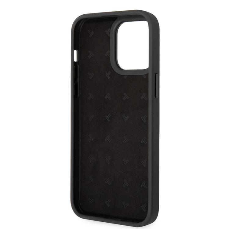 Tumi HC Leather MagSafe iPhone 14 Pro Max Case with Ballistic Pattern