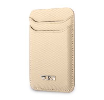 Tumi MagSafe Card Holder with Embossed Balistic Pattern  - Khaki