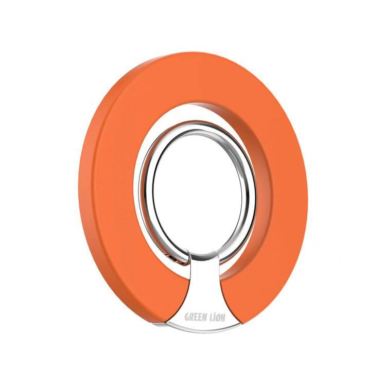 Green Lion Magnetic Ring Buckle - Orange