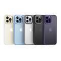 Comma Joy Elegant Metal Frame Anti-Shock Case for iPhone 14 Pro Max - Clear