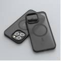 Comma Joy Elegant Metal Magnet Anti-Shock Case for iPhone 14 Plus - Black