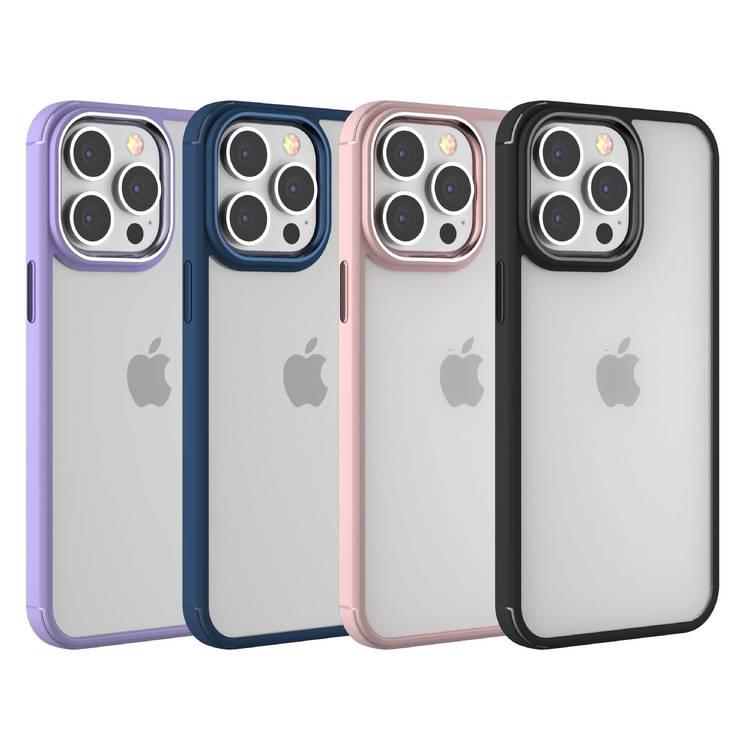 ديفيا Crystal Series Shockproof Case for iPhone 14 Pro - أسود