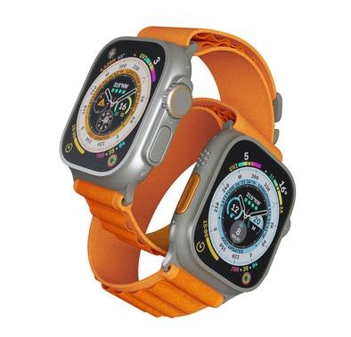 Porodo Smart Watch Ultra Titanium  with 1.86 Inch Wide Screen -15 Days Standby - Orange