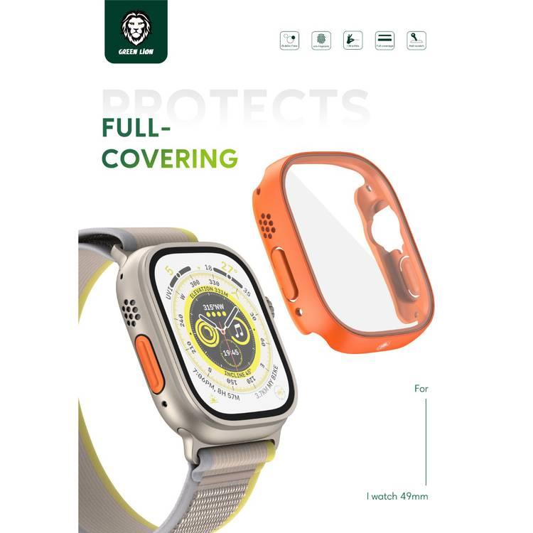 حافظة Green Lion Pro لساعة Apple Watch Ultra - البرتقالي