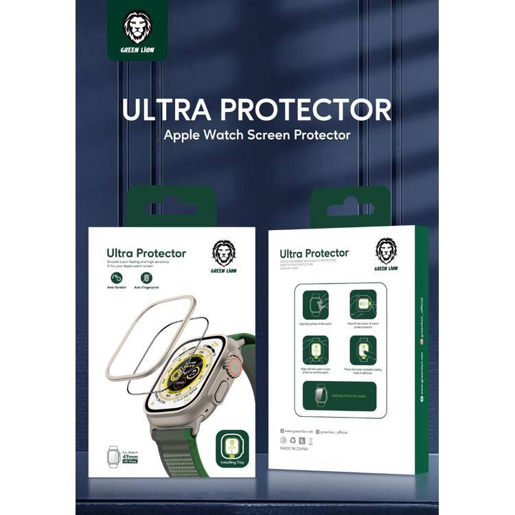 Green iWatch Ultra Screen Protector 49mm - Orange