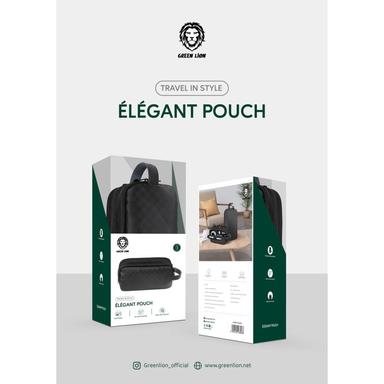 Green Lion Elegant Pouch, Easy for Ca...