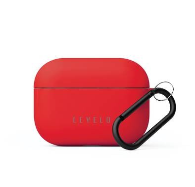 Levelo Gorra Hybrid Silicone Case AirPods Pro - Red