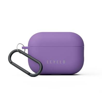 Levelo Gorra Hybrid Silicone AirPods 2 Case - Purple