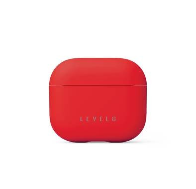 Levelo Gorra Hybrid Silicone AirPods 3 Case  - Red