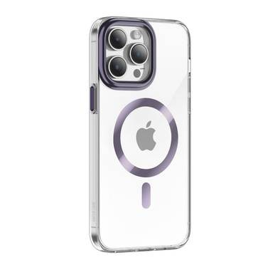 Green Lion Clear MagSafe 2 Case for iPhone 14 Pro Max - Purple