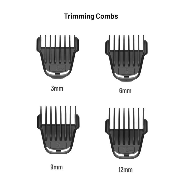 Porodo Lifestyle Wide T-Blade Beard Trimmer - Black