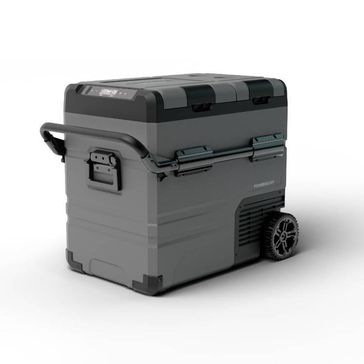 Powerology Smart 55L Fridge & Freezer with Dual Compartment - Black