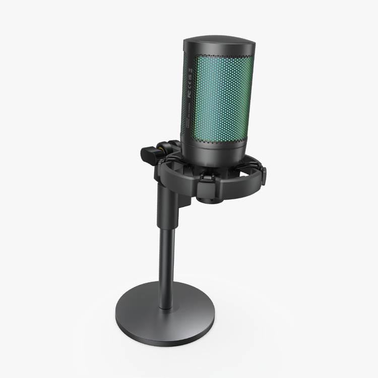 Porodo Gaming Professional RGB Condenser Microphone - Black