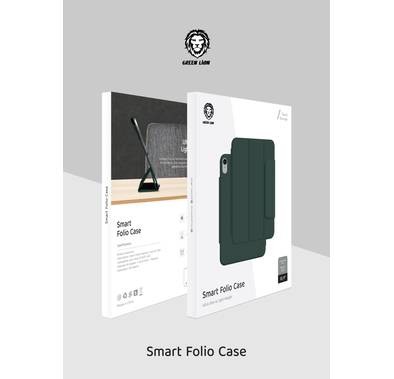 Green Lion Smart Folio Magnetic iPad 10.9" 2022 Case  - Green