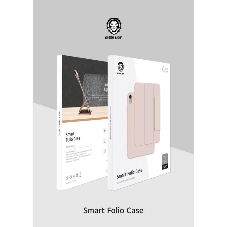 Green Lion Smart Folio Magnetic iPad 10.9" 2022 Case  - Pink