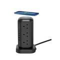 Powerology 12 Socket Multi-Port Tower Extension & Charge