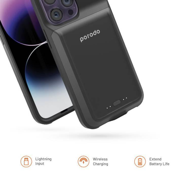 Porodo Wireless Charging for iPhone 14 Pro Max Case