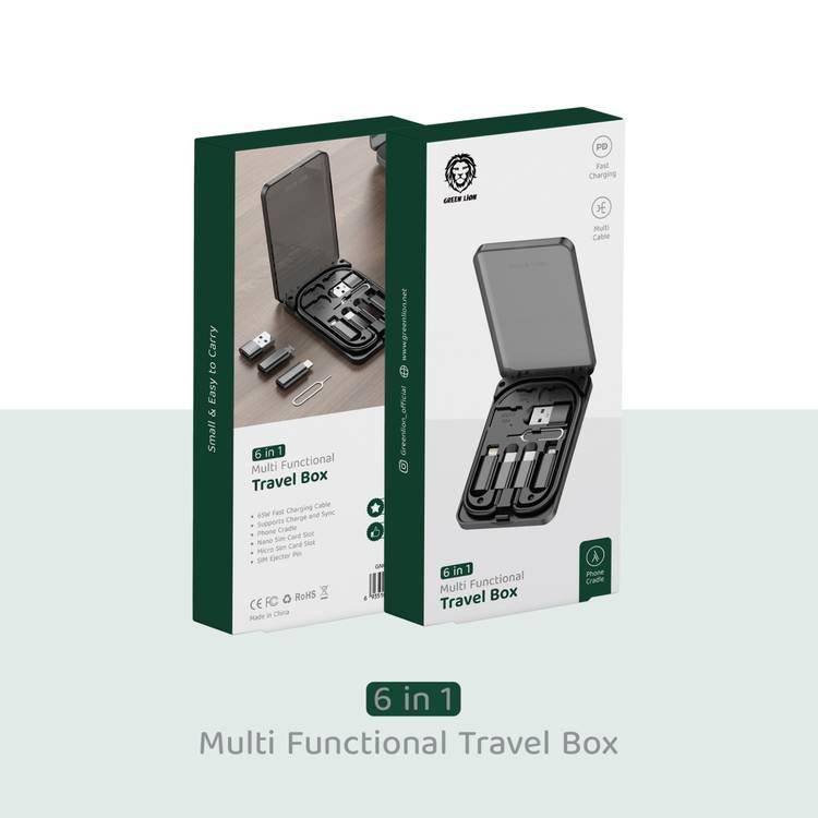 Green Lion 6 in 1 Multi-Functional Travel Box