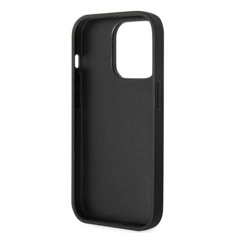 U.S. Polo Card Slot Hard Case iPhone 14 Pro Max - Black