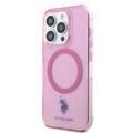 U.S. Polo MagSafe Hard Case iPhone 14 Pro - Pink
