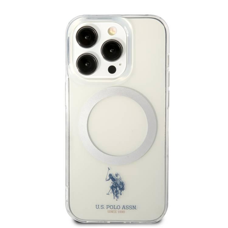 U.S. Polo MagSafe Hard Case iPhone 14 Pro - Transparent