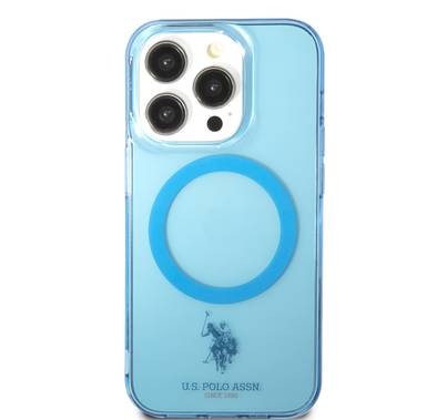 U.S. Polo MagSafe Hard Case iPhone 14 Pro Max - Blue