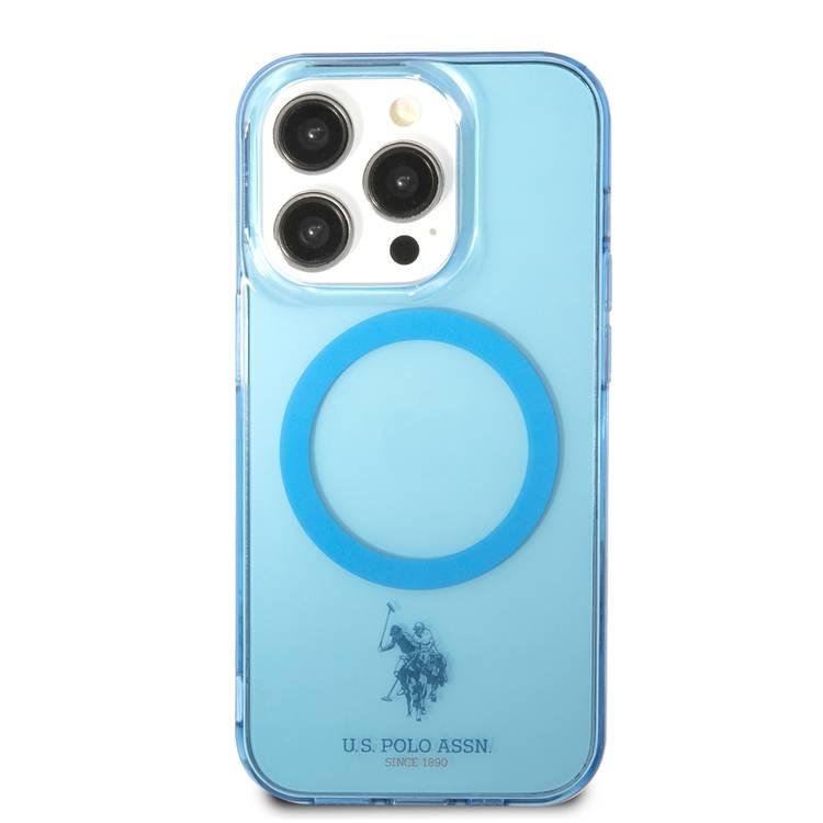 U.S. Polo MagSafe Hard Case iPhone 14 Pro Max - Blue
