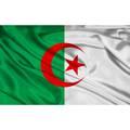 علم الجزائر ، ألوان زاهية ومقاومة للأشعة فوق البنفسجية ، خفيفة الوزن ، تظهر الدعم في الأحداث الرياضية والاحتفالات الأخرى ، مقاس 150 سم * 90 سم