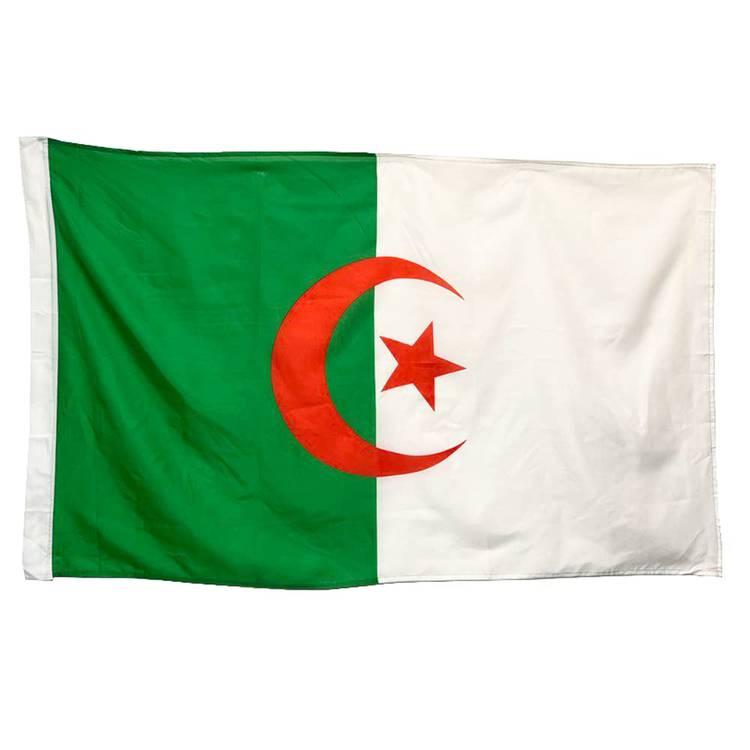 Algeria Flag, Vivid color & UV Fade Resistant, Light Weight, Show support at sports events and other celebrations, Size: 150CM X 90CM