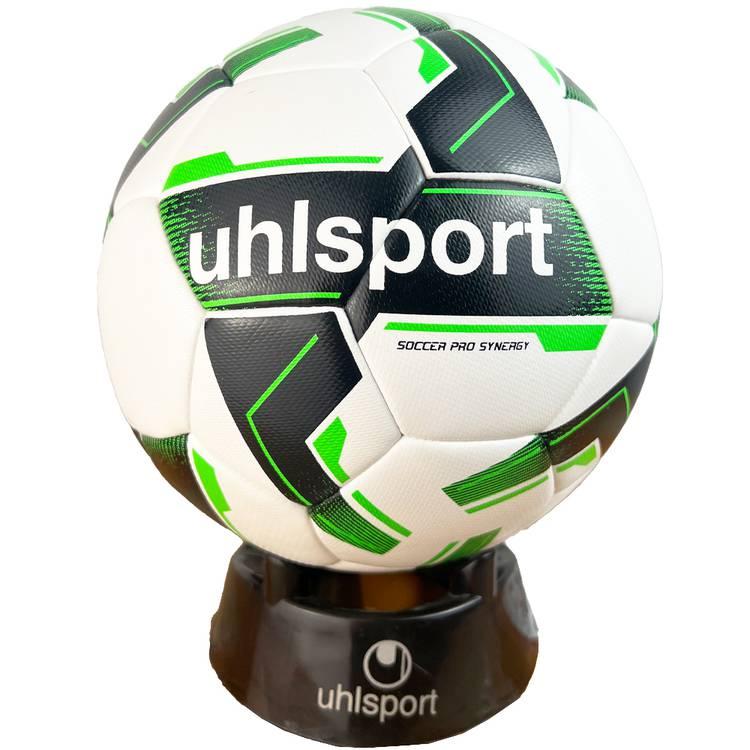 uhlsport Football Ball, SOCCER PRO SYNERGY FOOTBALL Collection, Match and training ball with synergy-technology, 32 panel construction, High-Air Retention, Size 3