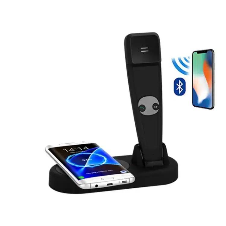 Intelligent 2 in 1 Wireless Charger - Black