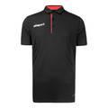 قميص بولو uhlsport ، Smart breathe® CLASSIC ، للتدريب والجولف وجميع أنواع الرياضة ، أكمام قصيرة ، تعرق وتجف بسرعة كبيرة ، مقاس عادي -  أسود/أحمر - كبير
