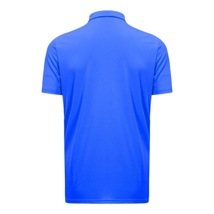 uhlsport Polo Shirt, Smart breathe® CLASSIC, For training & Golf & all kinds of sports, Short Sleeve, Sweats and dries very quicky, Regular Fit - Royal - M