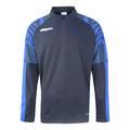uhlsport Zip Top Sweatshirt, Smart breathe® FIT, For goalkeeper & training & match, Stand round Neck, Extremely breathable microfiber light & comfortable wear - Navy - 2XL