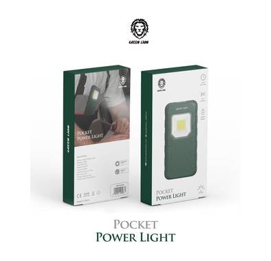 Green Lion Pocket Power Light 3W COB 100LM - Green
