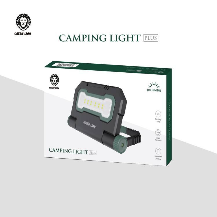 Green Lion Camping Light Plus 2000mAh 500LM - Black