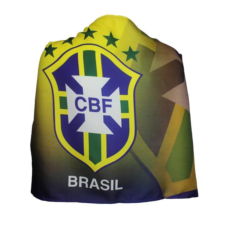 Brazil Fans Flag, Vivid color & UV Fade Resistant, Light Weight, Show support at sports events and other celebrations, FIFA World Cup Banner Fan, Size 96cm X 64cm