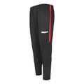 uhlsport Men's Pants, Light & comfortable for training, Two side zip pockets, Super receptive material for perfect connection, Suitable for indoors & outdoors -  Black/Red - 3XL