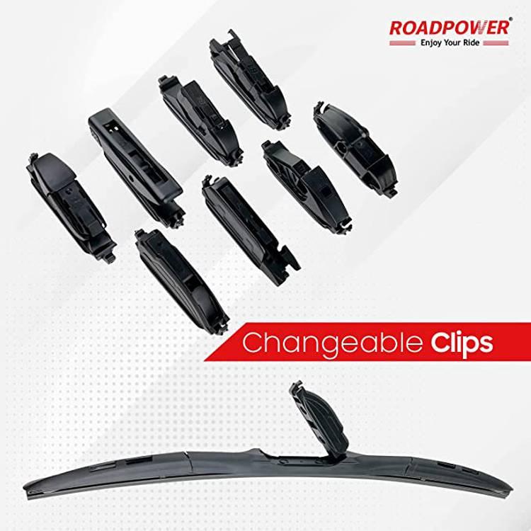ROADPOWER Quality Performance Premium windshield wipers for Original Equipment Replacement and Refills Fit Honda, Mazda, Toyota, Tacoma, kia,+More Cars Pack of 1 - 20 Inch